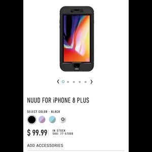Nuud life proof case-iPhone 8plus-Black